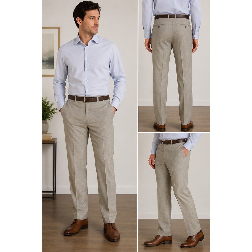 Lauren Ralph Lauren Men’s Dress Pants 40x32 Beige Tan Business Casual office